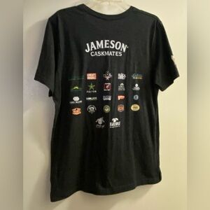 Canvas Jameson Whiskey Mens Dark Gray Tee T Shirt L Caskmates Love Neighborhood